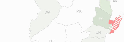 Hudson County Map