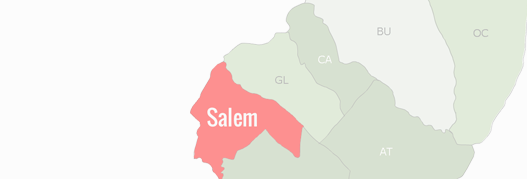 Salem County Map
